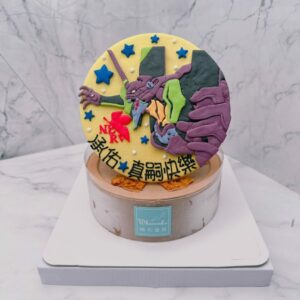 EVA初號機造型蛋糕推薦，新世紀福音戰士生日蛋糕宅配首選