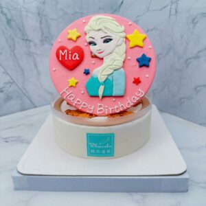 冰雪奇緣艾莎客製化蛋糕推薦，ELSA公主生日蛋糕宅配首選