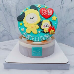 BT21客製化生日蛋糕推薦，chimmy造型生日蛋糕宅配首選