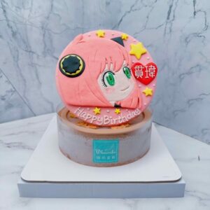 超可愛安妮亞造型蛋糕推薦，SPY×FAMILY生日蛋糕宅配到府