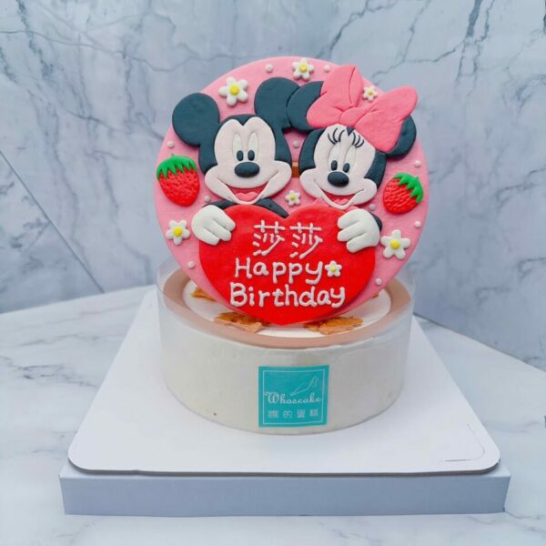訂製迪士尼造型蛋糕推薦，米奇米妮造型生日蛋糕宅配首選