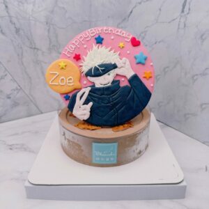 最強五條悟客製化蛋糕推薦，咒術迴戰造型生日蛋糕宅配首選