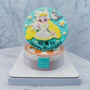 客製化小花造型蛋糕推薦 ，小魔女DoReMi生日蛋糕宅配首選