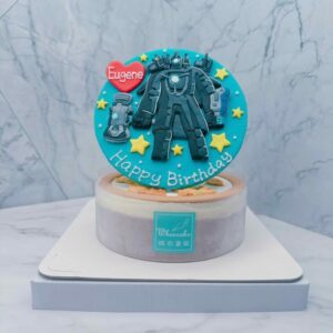 SkibidiToilet造型蛋糕推薦，泰坦監控人生日蛋糕宅配